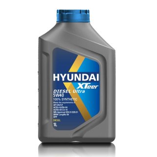 HYUNDAI Xteer Diesel Ultra SN/CF 5W40 1л масло моторное фото