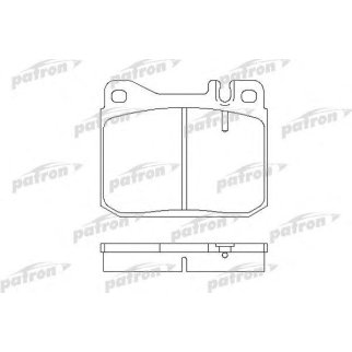 Колодки тормозные PATRON PBP243 фото