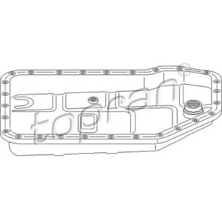 Поддон АКПП topran 112341755 фото