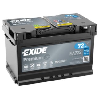 Аккумуляторная батарея EXIDE EA722 фото Аккумуляторная батарея EXIDE EA722 фото