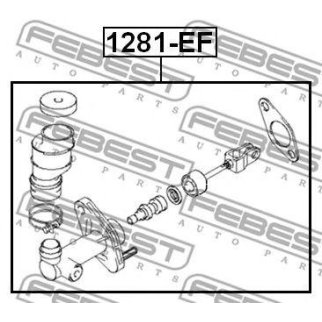 Цилиндр сцепления главный FEBEST 1281-EF фото
