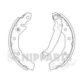 Колодки барабанные к-кт NIPPARTS J3500905 фото