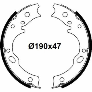 Колодки тормозные к-кт TRIALLI GF 4647 фото 3