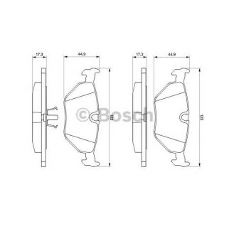 Колодки тормозные BOSCH _0 986 469 960 фото
