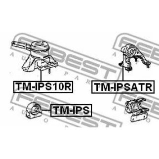 Опора двигателя передняя FEBEST TM-IPS фото