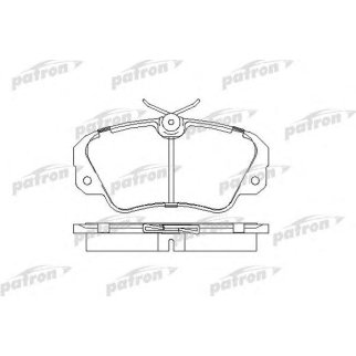 Колодки тормозные PATRON PBP686 фото