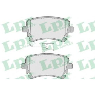 Колодки тормозные задние к-кт Lpr 05P1206 фото