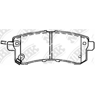 PN0554-NIBK_колодки дисковые задние! Nissan Patrol, Infiniti QX56 5.6 10> фото