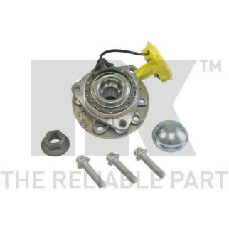 Ступица переднего колеса в сборе с подшипником, c ABS, 5 болтов / OPEL Astra-H,Zafira-B 1,7/1,9/2,0/ фото