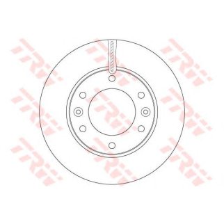 Диск тормозной передний вентилируемый TRW DF6446 фото