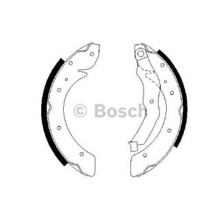 Колодки барабанные к-кт BOSCH 0 986 487 528 фото