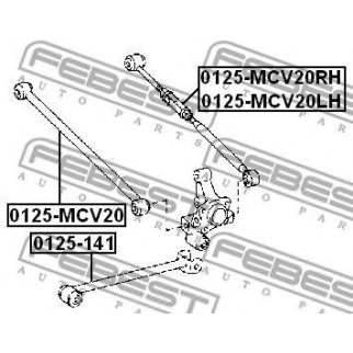 0125MCV20RH_рычаг задней подвески !задний правый Toyota Camry SXV2#/MCV2# all 96-01 фото