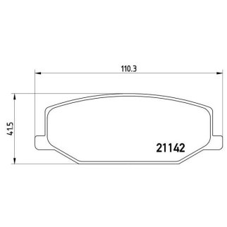 Колодки тормозные передние к-кт TRIALLI PF 4331 фото 4
