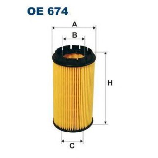 Фильтр масляный FILTRON OE 674 фото