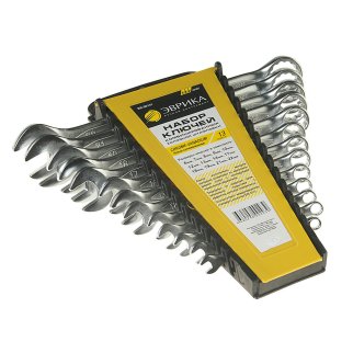 Набор ключей комбинированных 13пр холдер PRO ЭВРИКА фото