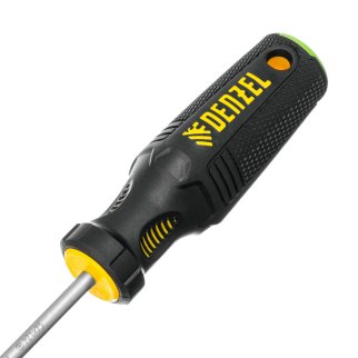 Отвертка, PZ1x75 мм, S2, 3к рукоятка// Denzel фото 4