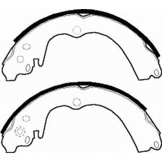 Колодки барабанные к-кт FERODO FSB339 фото
