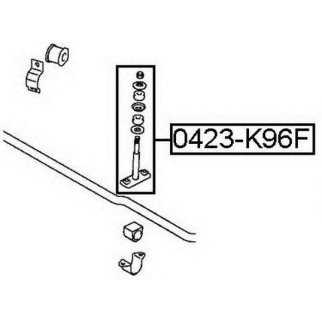 Стойка переднего стабилизатора ASVA 0423-K96F фото