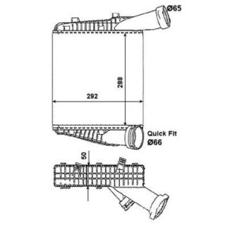 Интеркулер NRF 30178 фото
