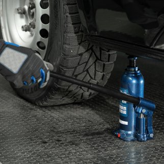 Домкрат бутылочный 5т гидравлический подъем 207-404мм STELS фото 8