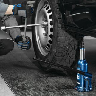 Домкрат бутылочный 5т гидравлический подъем 207-404мм STELS фото 9