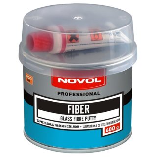 Шпатлевка NOVOL FIBER ремонтная 0,6кг фото