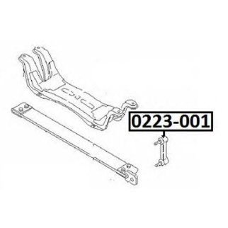 Стойка заднего стабилизатора ASVA 0223-001 фото