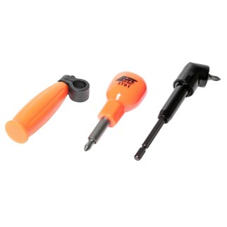 Отвертка с угловым переходником 90С (в комплекте с битами) JTC фото