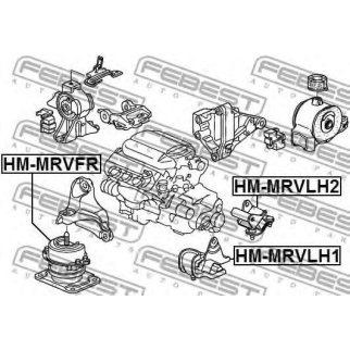 Опора двигателя левая FEBEST HM-MRVLH2 фото