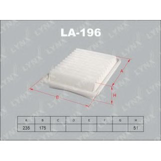 Фильтр воздушный LYNXauto LA-196 фото
