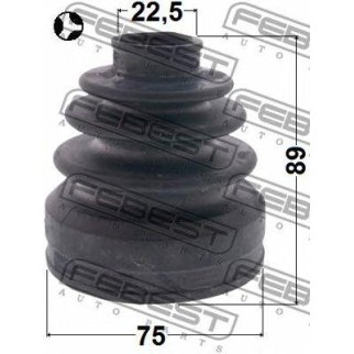 Пыльник шрус внутренний комплект 75x89x22.5 фото