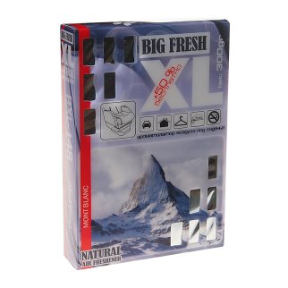 Освежитель водуха под сиденье BIG FRESH XL (Mont Blanc) фото