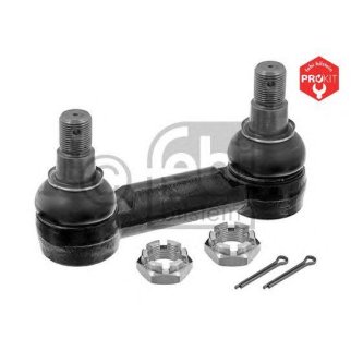 32857F_тяга стабилизатора! L=130 M20x1.5 конус 26 (c коронч.гайками и шплинтами) ProKitOmn SCANIA 4 фото