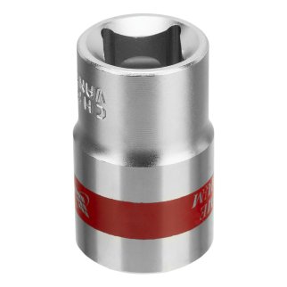 Головка торцевая, 17 мм, 6-гранная, CrV, под квадрат 1/2, хромированная MATRIX 13117 фото 2