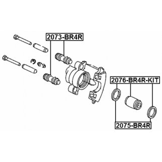 Поршень заднего тормозного суппорта (компл.) CHRYSLER Sebring/PT-Cruiser/DODGE Neon FEBEST 2076-BR4R-KIT фото 2