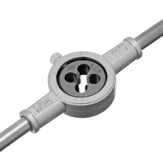 Набор метчиков и плашек М3-М10 14пр MATRIX фото 6