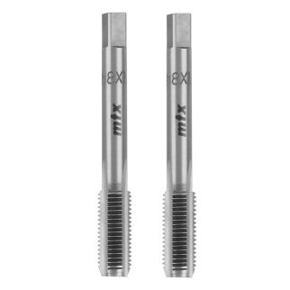 СИБРТЕХ 76620 Метчик ручной М8x1, 0 мм, комплект из 2 шт. фото