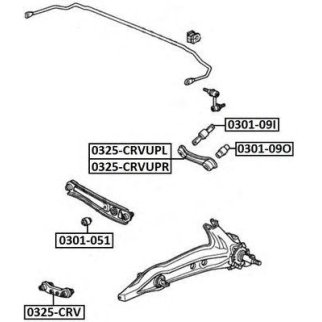 Сайлентблок ASVA 0301-09O фото