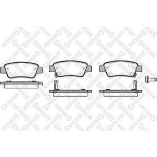 Колодки тормозные STELLOX _001082BSX фото