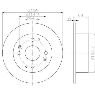 Диск тормозной задний TEXTAR 92138600 фото
