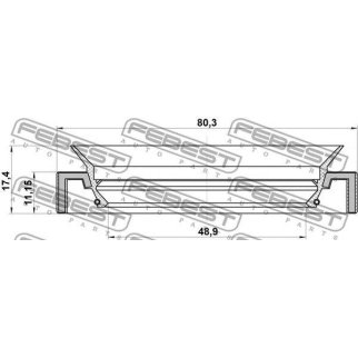 Сальник привода FEBEST 95HAY-50801117L фото