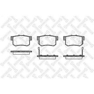 336 002B-SX_колодки дисковые задн.! Honda Accord 1.8-2.3/2.0TD 90-99, Rover 600 1.8-2.3 93> фото