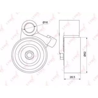 Ролик ГРМ LYNXauto PB1324 фото