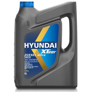 HYUNDAI Xteer Diesel Ultra SN/CF 5W30 A3/B4 6л масло моторное фото