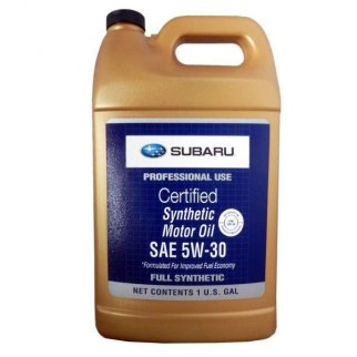Масло моторное SUBARU Синтетическое 5W-30 SN 3.785л. фото