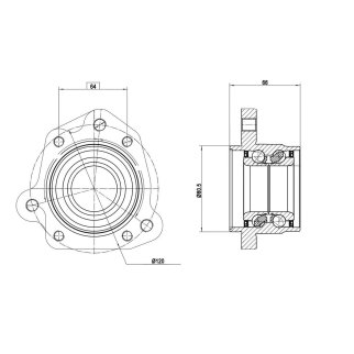 Подшипник ступицы TRIALLI MR 2391 фото 4