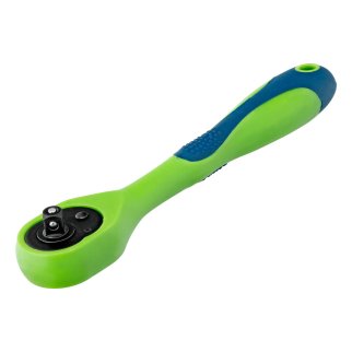 Ключ-трещотка, двухкомпонентная рукоятка, 1/4 Сибртех 14007 фото 2