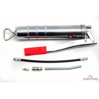 Шприц плунжерный 400мл ПРОФИ с клапаном СЕРВИС КЛЮЧ фото 1