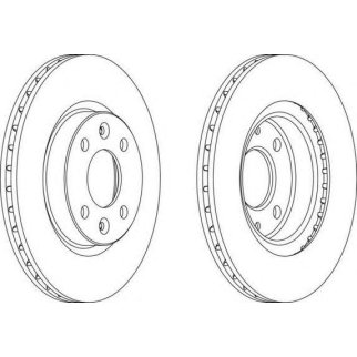 Диск тормозной FERODO DDF1096 фото