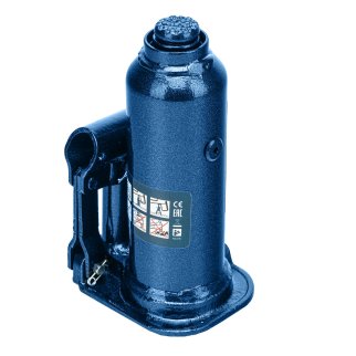 Домкрат бутылочный 3т гидравлический подъем 188-363мм в кейсе STELS фото 3